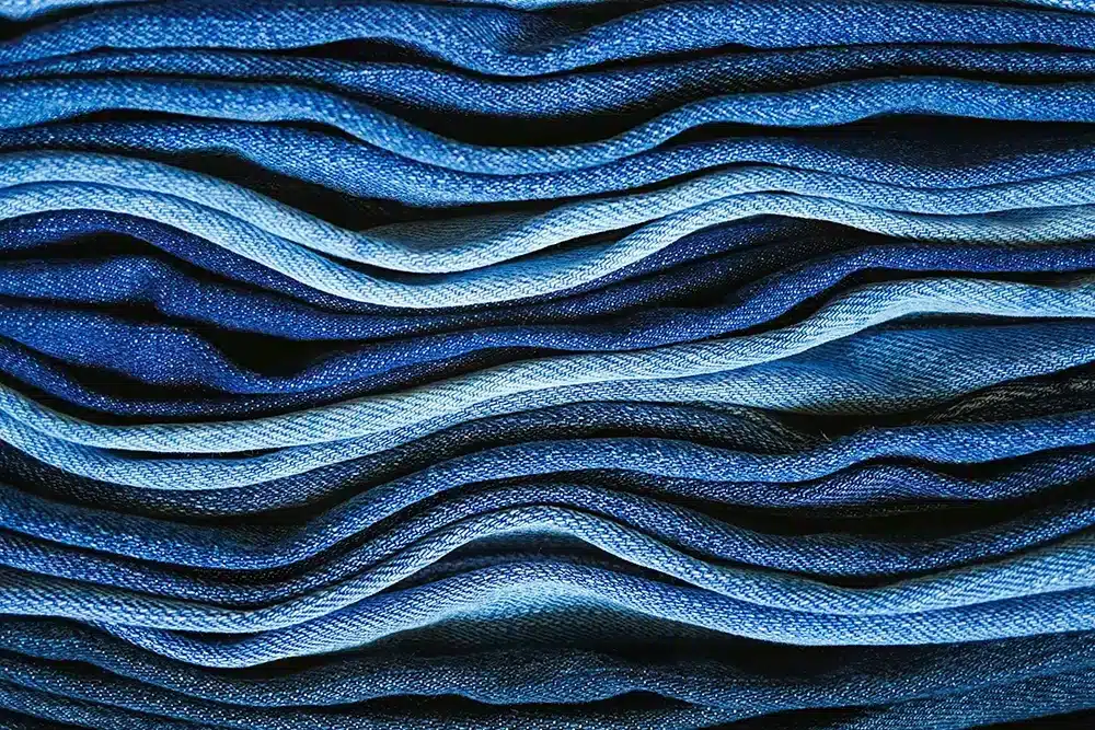 les toiles bleues de nimes denim tissu