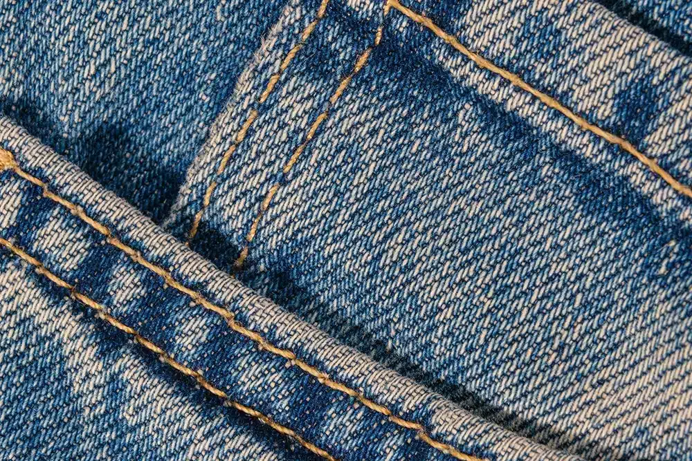 les toiles bleues de nimes zoom denim jean